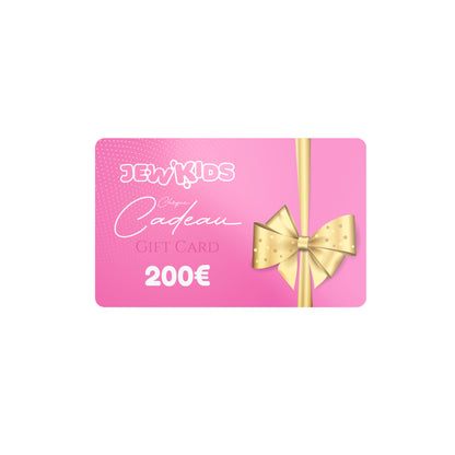 La e-carte cadeau Jew'Kids