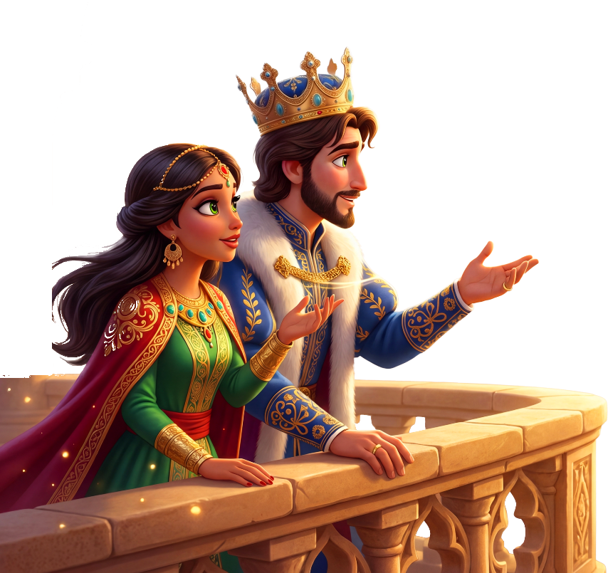 Le roi Chelomo présentant le Beth Hamikdash