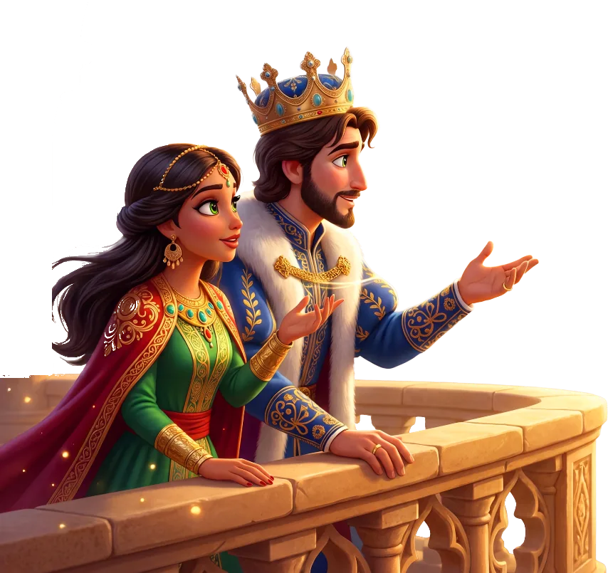 Le roi Chelomo présentant le Beth Hamikdash